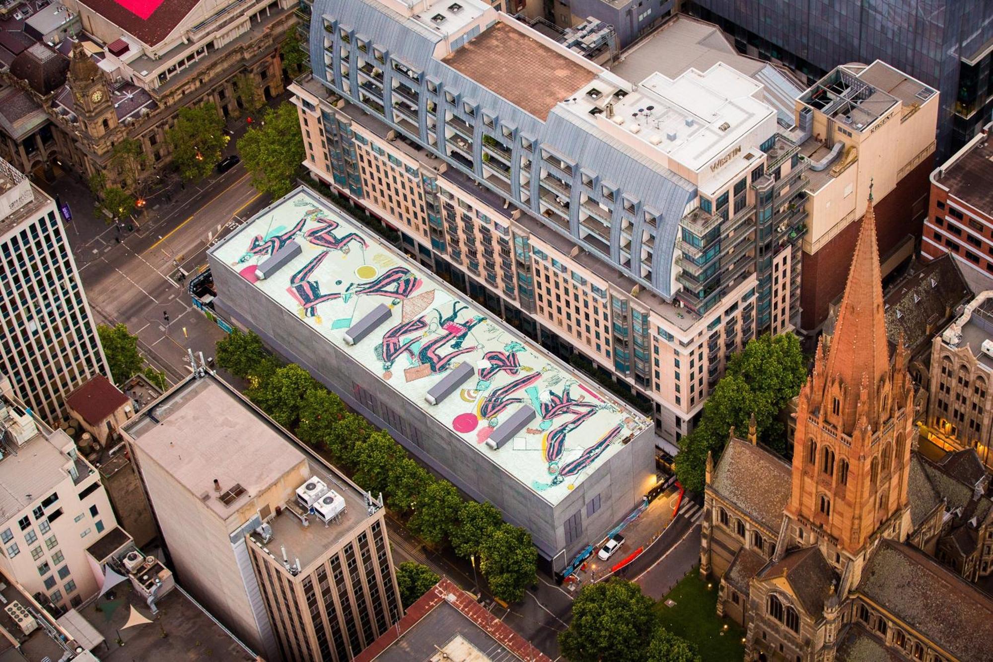 The Westin Melbourne Hotel Екстериор снимка The rooftop of the Melbourne Museum